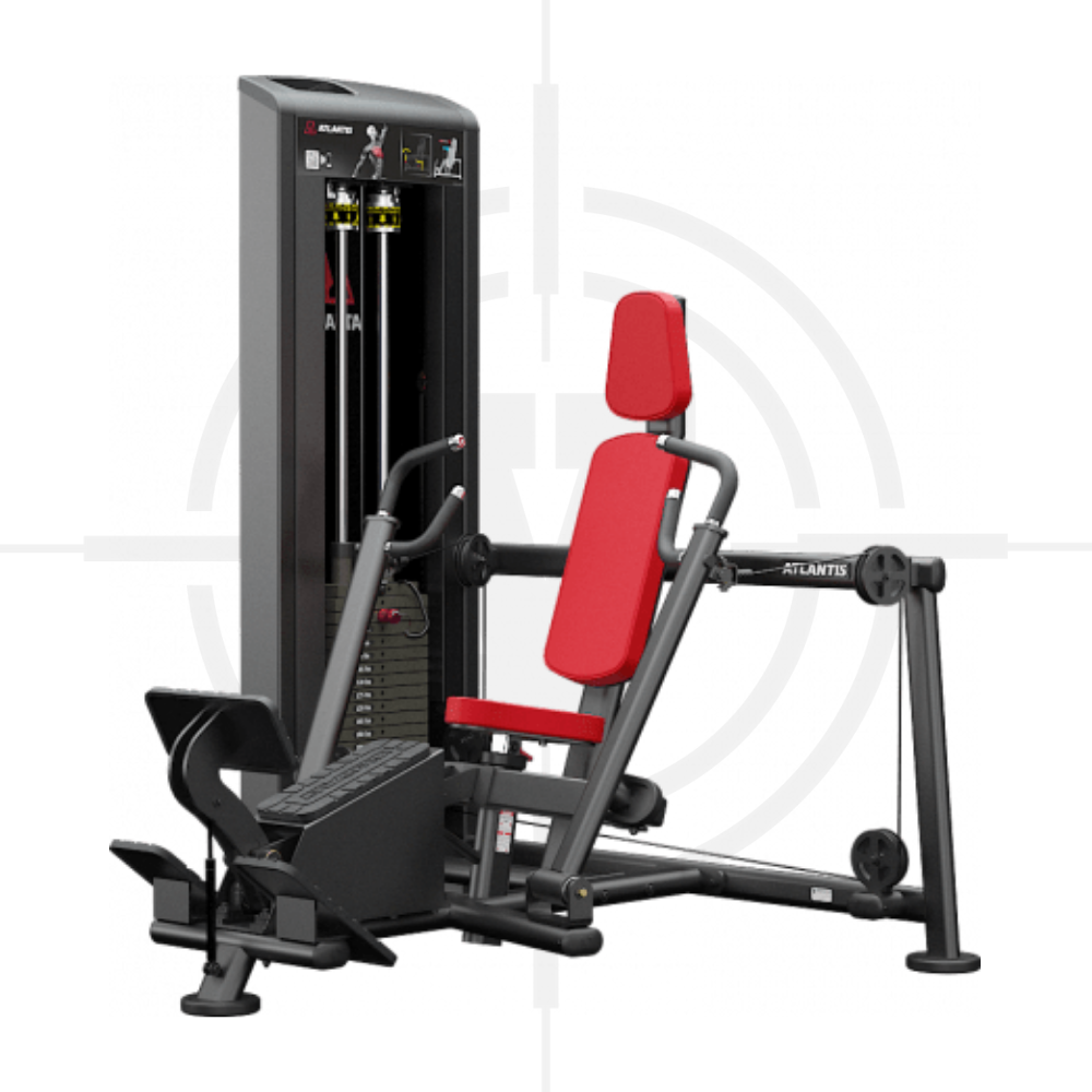 Máy Đẩy Ngực Ngang︱Seated Converging Chest Press︱Atl 143