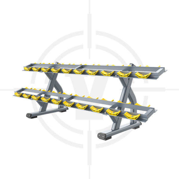GIÁ TẠ TAY 2 TẦNG ∣ TWO LAYER DUMBELL RACK ∣ PRE 066