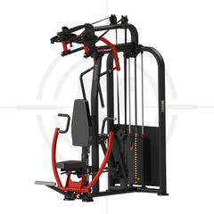 MÁY TẬP NGỰC DƯỚI, VAI BAY︱DECLINE CHEST PRESS & PEC DEC SUPERSET︱MAX 007