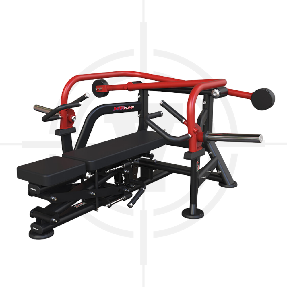 MÁY TẬP NGỰC NGANG︱CROSSOVER MULTI BENCH PRESS︱MAX 080