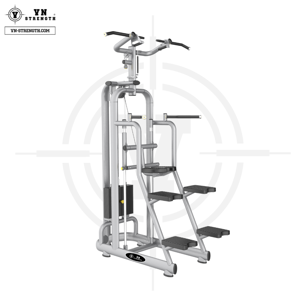 MÁY TẬP LƯNG, TAY SAU︱ASSIST CHIN UP, DIP︱TEC 012