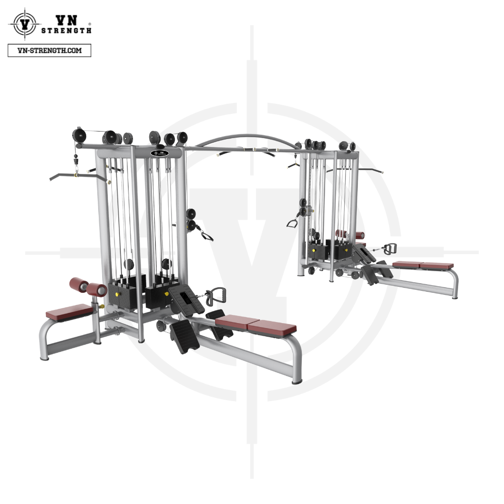 MÁY TẬP ĐA NĂNG 8 KHỐI︱CUSTOMERIZED 5 STATIONS 8 STATIONS︱TEC 042