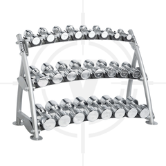 GIÁ TẠ TAY 3 TẦNG︱3-TIER HORIZONTAL BEAUTY BELL RACK︱HOI 097