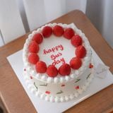  Bánh trang trí dâu 