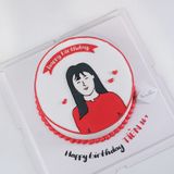  Bánh vẽ cô gái - Bánh kem sinh nhật Đà Nẵng 