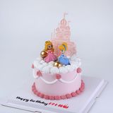  Bánh gắn tượng búp bê, lâu đài - Bánh kem sinh nhật Đà Nẵng 