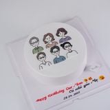  Bánh vẽ 6 người - Bánh kem sinh nhật Đà Nẵng 