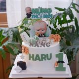  Bánh nặn tạo hình, gắn topper chủ đề baby boss 