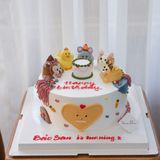  Bánh kem nhiều con vật 