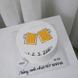  Bánh vẽ 2 ly bia, zôôô 