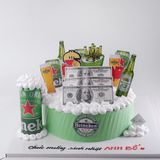  Bánh gắn topper bia heineken 