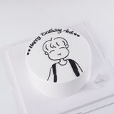  Bánh vẽ con trai - Bánh kem sinh nhật Đà Nẵng 