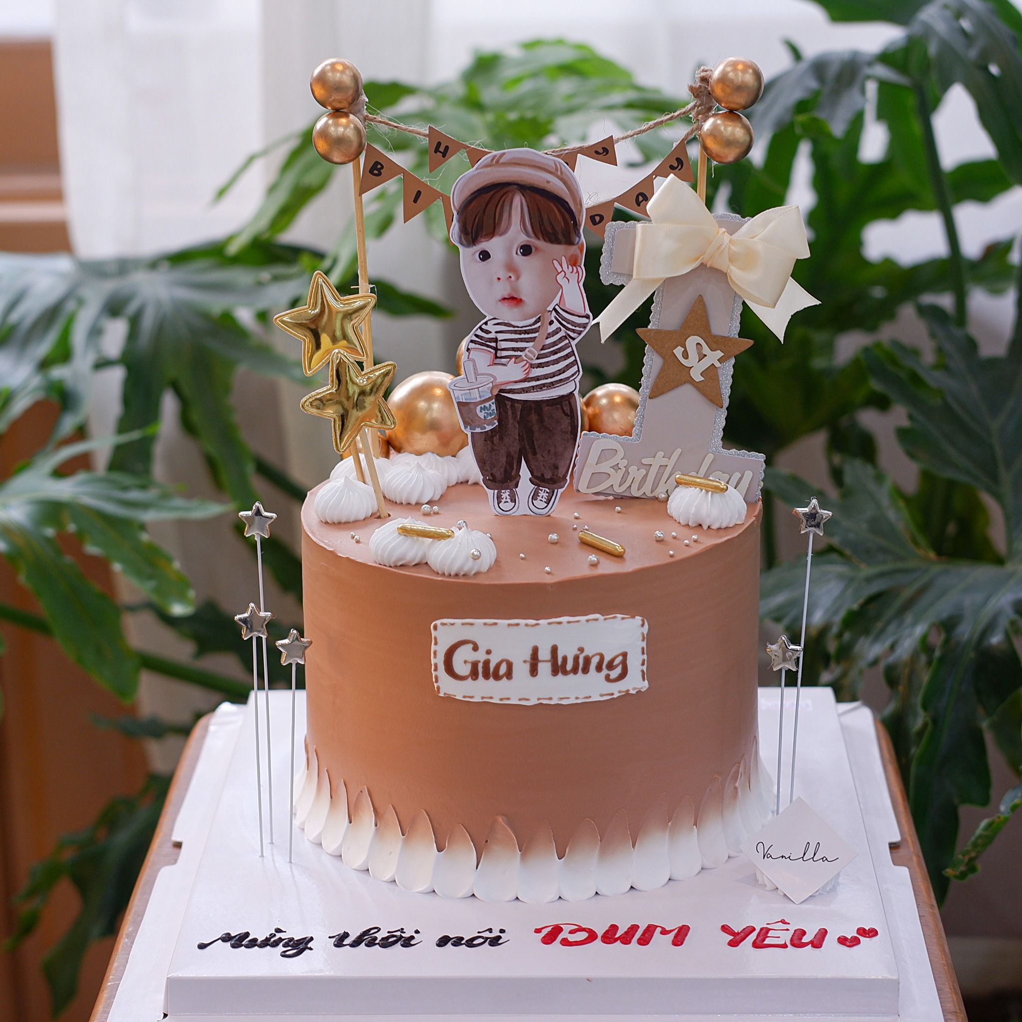  Bánh ghép chibi bé trai 