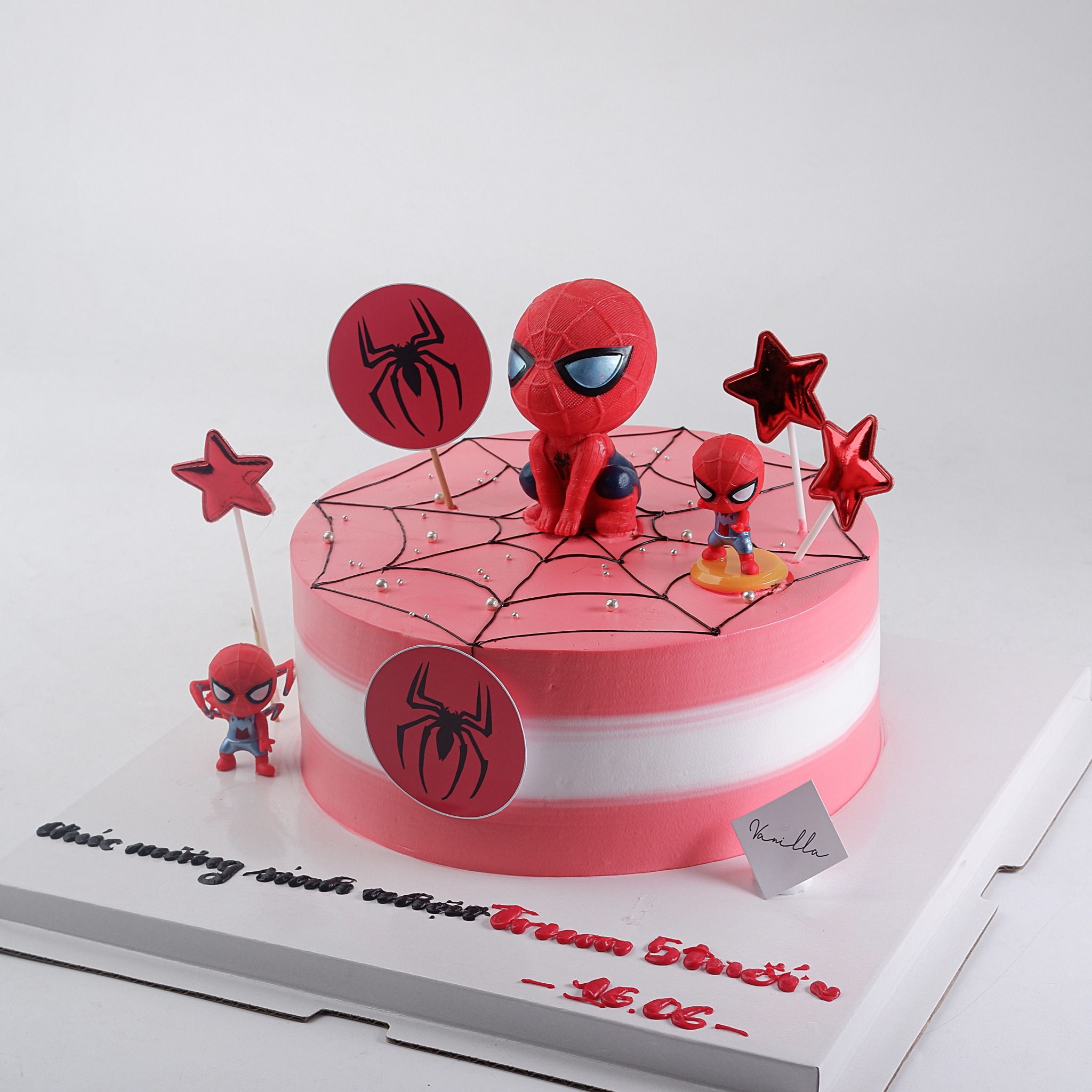 20 mẫu bánh sinh nhật người nhện dễ thương cực ngầu