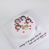 Bánh vẽ 5 mặt cô gái - Bánh kem sinh nhật Đà Nẵng 