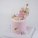  Bánh gắn tượng bé gái, vương miện - Bánh kem sinh nhật Đà Nẵng 