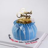  Bánh hũ vàng màu xanh - Bánh kem sinh nhật Đà Nẵng 