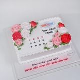  Bánh công ty in logo- bánh kem công ty Đà Nẵng 