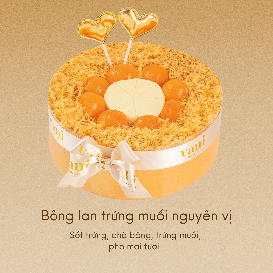  Bông lan trứng muối size 16cm 