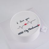  Bánh vẽ ghi chữ đơn giản - Bánh kem sinh nhật Đà Nẵng 