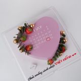  Bánh tim vẽ lịch - Bánh kem sinh nhật Đà Nẵng 