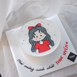  Bánh vẽ cô gái 