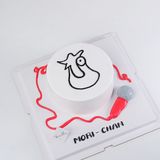  Bánh vẽ mặt con gà - Bánh kem sinh nhật Đà Nẵng 