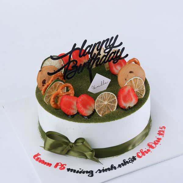  Bánh gắn dâu, chanh sấy, bánh - Bánh kem sinh nhật Đà Nẵng 