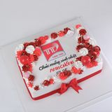  Bánh hoa kem in logo - Bánh kem sinh nhật Đà Nẵng 