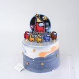  Bánh gắn topper among us - Bánh kem sinh nhật Đà Nẵng 