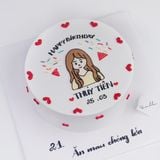  Bánh vẽ con gái - Bánh kem sinh nhật Đà Nẵng 