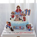  Bánh gắn topper chủ đề One Piece 