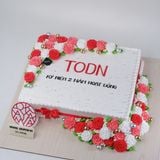  Bánh vẽ logo, trang trí hoa kem - Bánh kem sinh nhật Đà Nẵng 