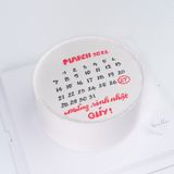  Bánh vẽ lịch đơn giản - Bánh kem sinh nhật Đà Nẵng 