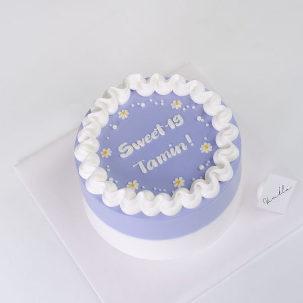  Bánh ghi chữ đơn giản - Bánh kem sinh nhật Đà Nẵng 