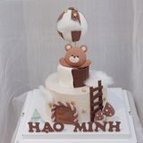  Bánh nặn tạo hình chủ đề gấu 