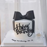  Bánh nặn tạo hình nơ đen 