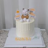  Bánh gặn tượng con mèo, trang trí topper 