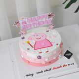  Bánh vẽ heo peppa 