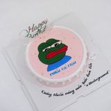  Bánh vẽ con ếch 