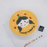  Bánh vẽ mặt bé gái 