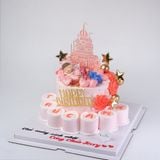  Bánh trang trí tượng bé gái, lâu đài - Bánh kem sinh nhật Đà Nẵng 