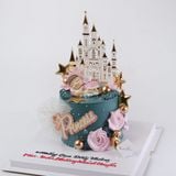  Bánh gắn tượng bé gái, lâu đài - Bánh kem sinh nhật Đà Nẵng 