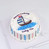  Bánh vẽ con thuyền - Bánh kem sinh nhật Đà Nẵng 