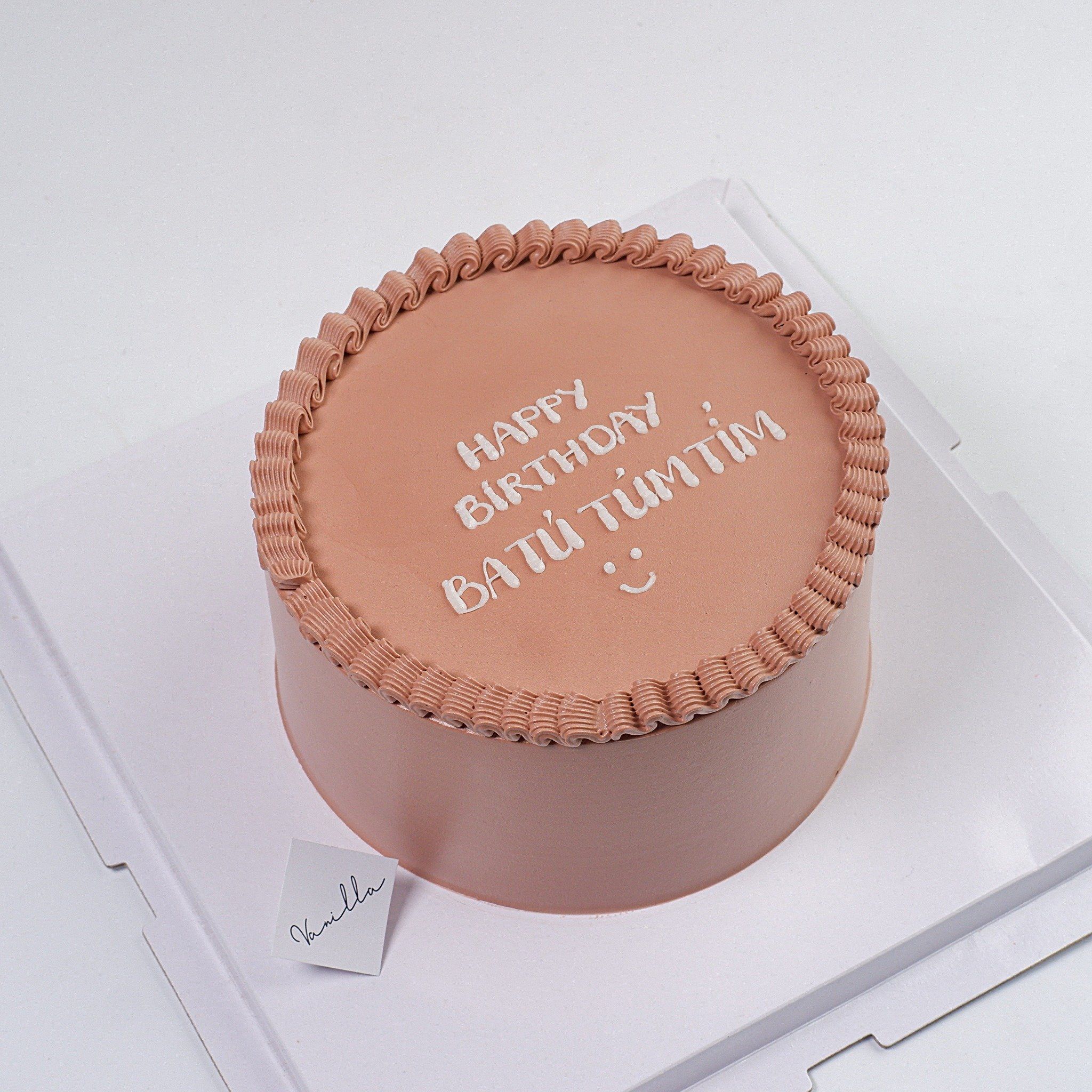  Bánh ghi chữ đơn giản - Bánh kem sinh nhật Đà Nẵng 