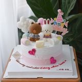  Bánh gắn gấu và thỏ line 