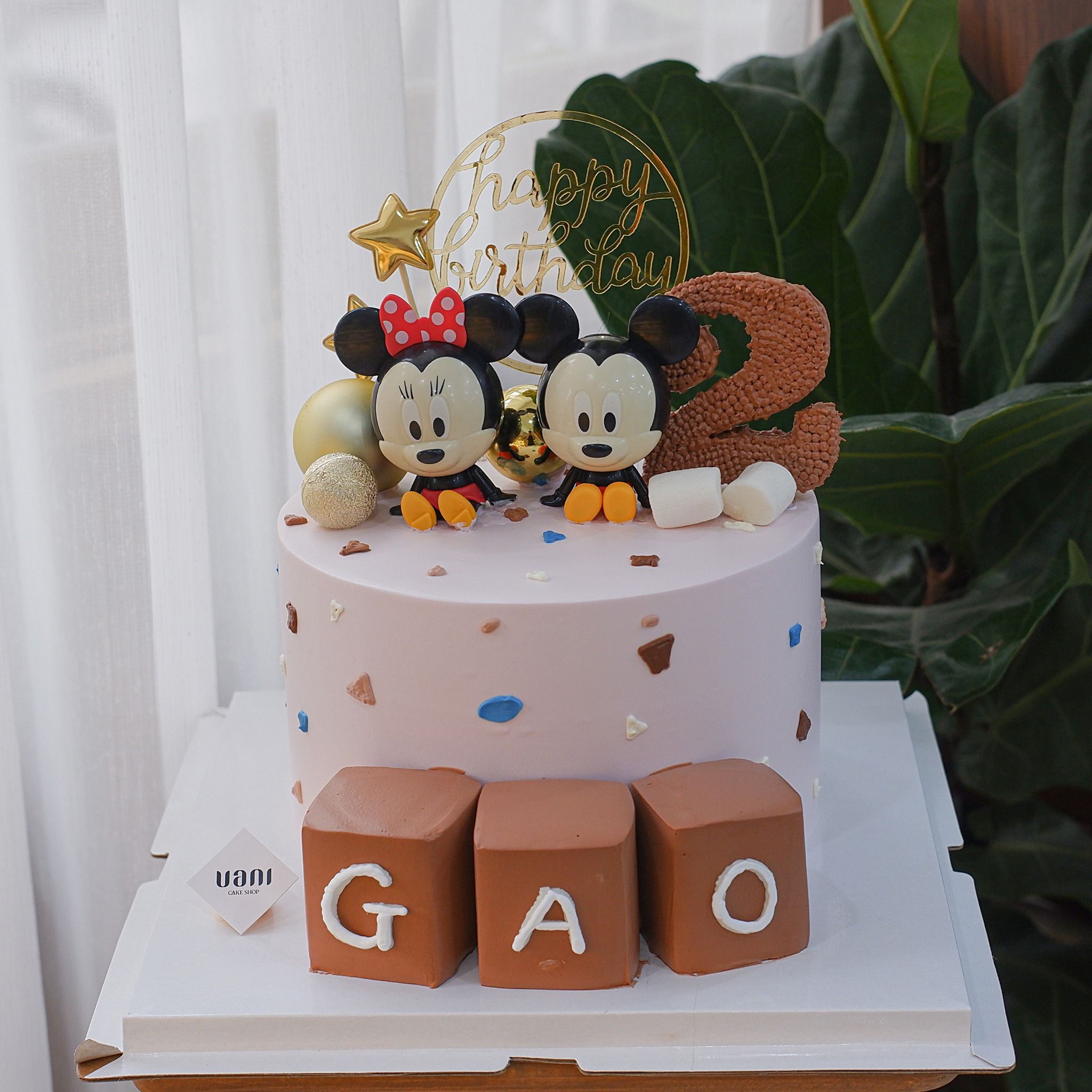 Bánh kem sinh nhật bé trai chuột mickey fondant vuatrangtrivn #45 Bánh kem sinh nhật bé trai chuột mickey fondant vuatrangtrivn