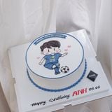  Bánh vẽ hình cầu thủ 