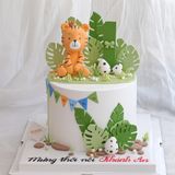  Bánh nặn tạo hình con hổ, lá cây 