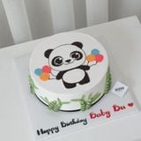  Bánh vẽ con gấu trúc 